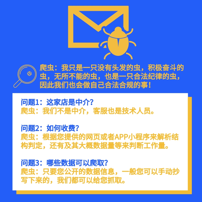 爬虫网站数据抓取python办公自动化代编程序代码采集网页数据爬取 - 图2