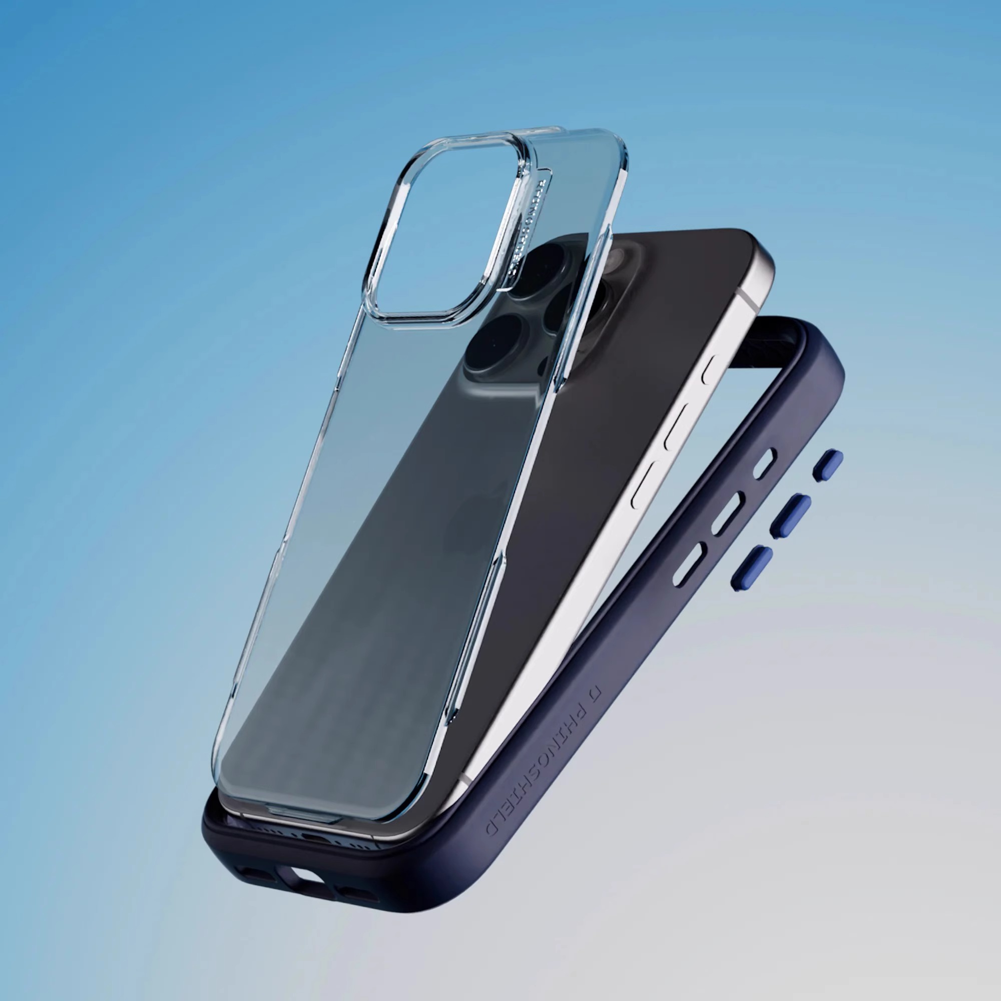 RHINOSHIELD犀牛盾适用苹果16promax手机壳边框透明背板硬壳iphone16Pro军规防摔磁吸保护套简约时尚