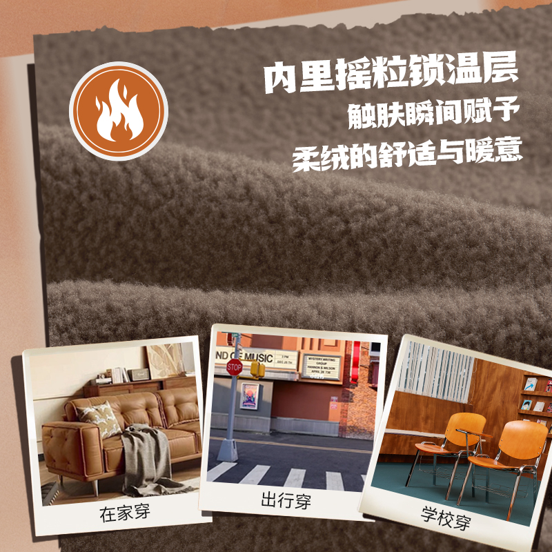 安踏儿童运动长裤加绒保暖2024秋冬季新款男童秋裤秋冬款休闲裤子