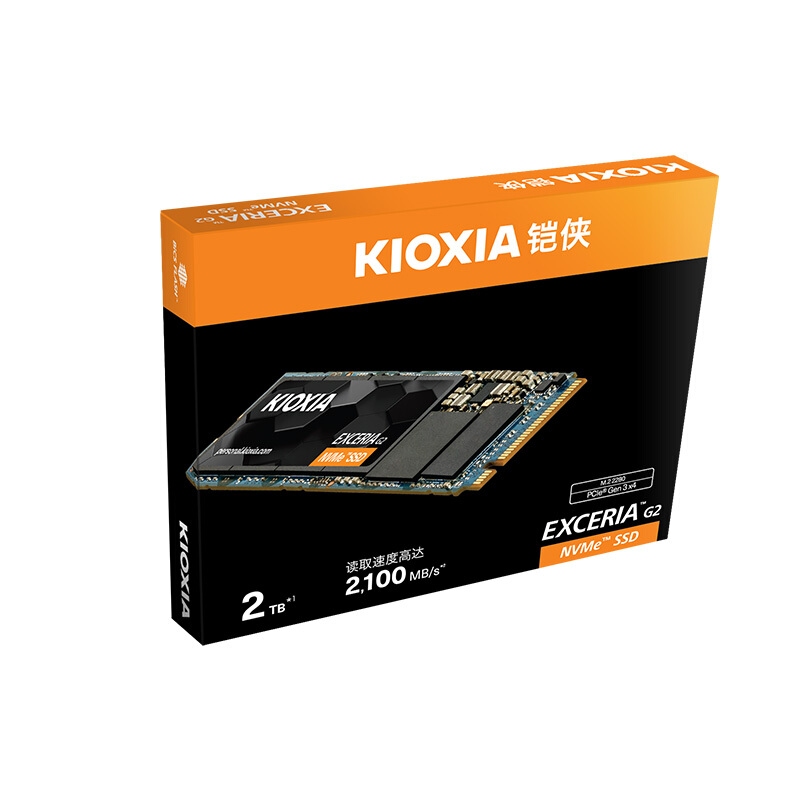 Kioxia/铠侠 RC20固态硬盘500G 1T 2T游戏办公SSD电脑M.2接口NVME - 图1