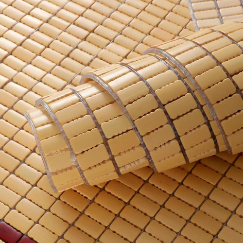 麻将凉席1.8m床竹席折叠麻将席1.5m竹块席1.2米单双人0.9学生宿舍 - 图2