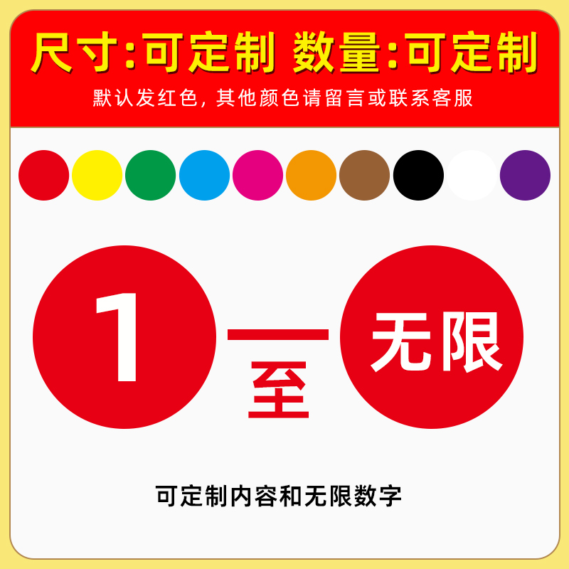 防水pvc数字号码自粘牌桌号牌不干胶数字贴设备餐桌编号牌序号储物柜号码牌比赛车队编号贴序号数字号码贴纸 - 图2
