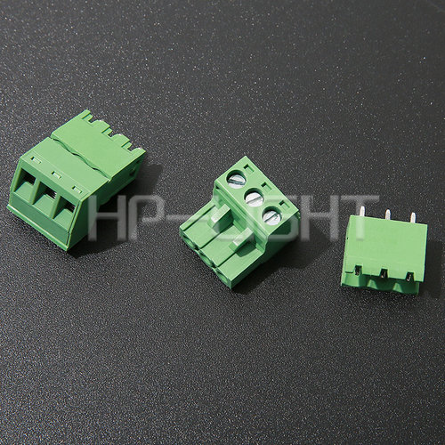 KF2EDGK 5.08mm拔插式接线端子pcb连接器2P/3/4/5/8/10/12P直弯脚 - 图1