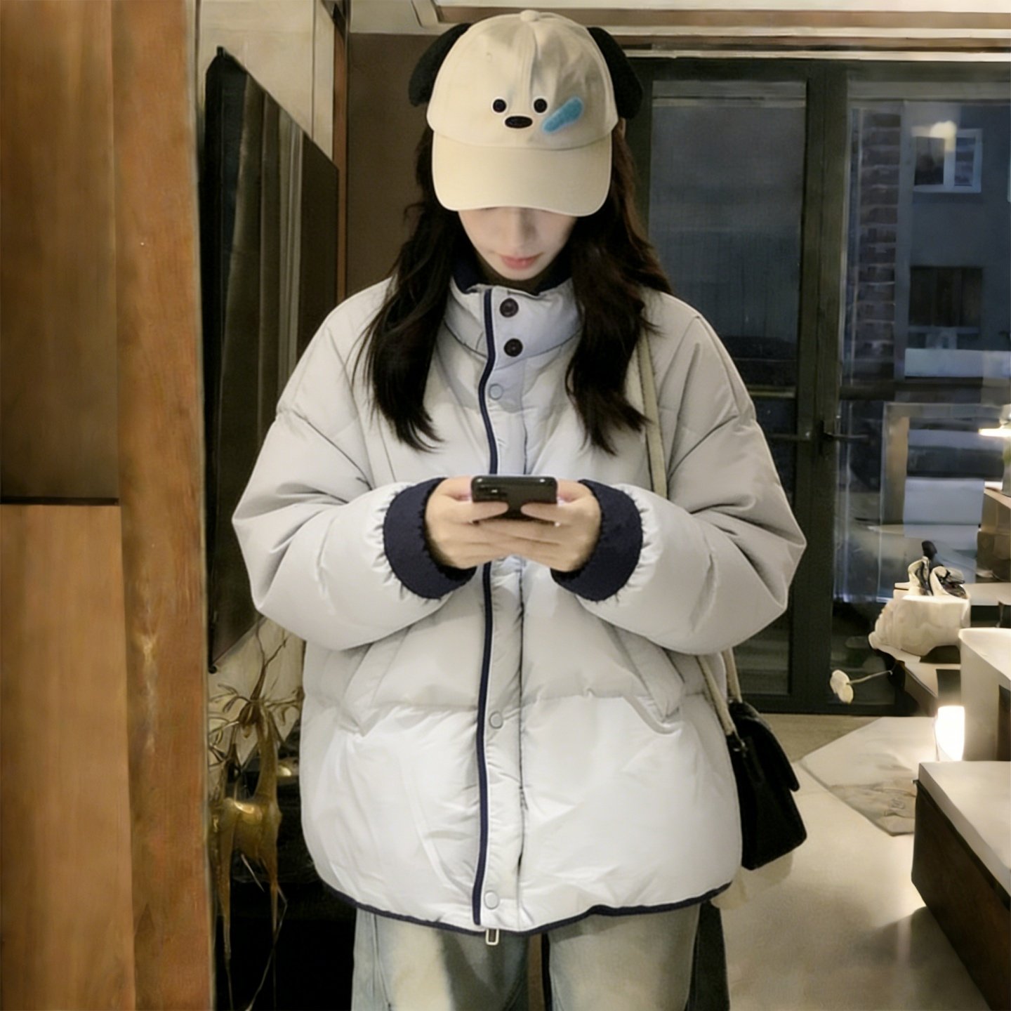 特大码女装胖mm韩版设计感面包棉服女高级感显瘦宽松保暖棉衣外套,淘宝优惠券,粉丝福利购,淘宝优惠卷