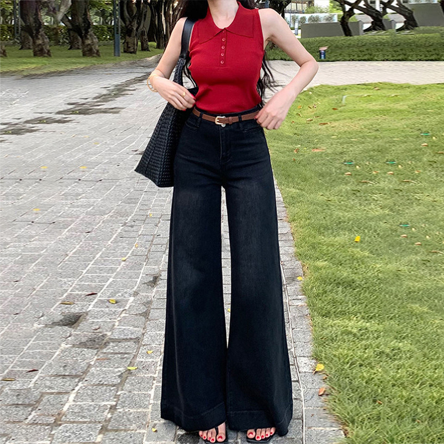 300斤特大码女装胖mm加绒阔腿牛仔裤女高腰显瘦垂感显瘦直筒长裤,淘宝优惠券,粉丝福利购,淘宝优惠卷