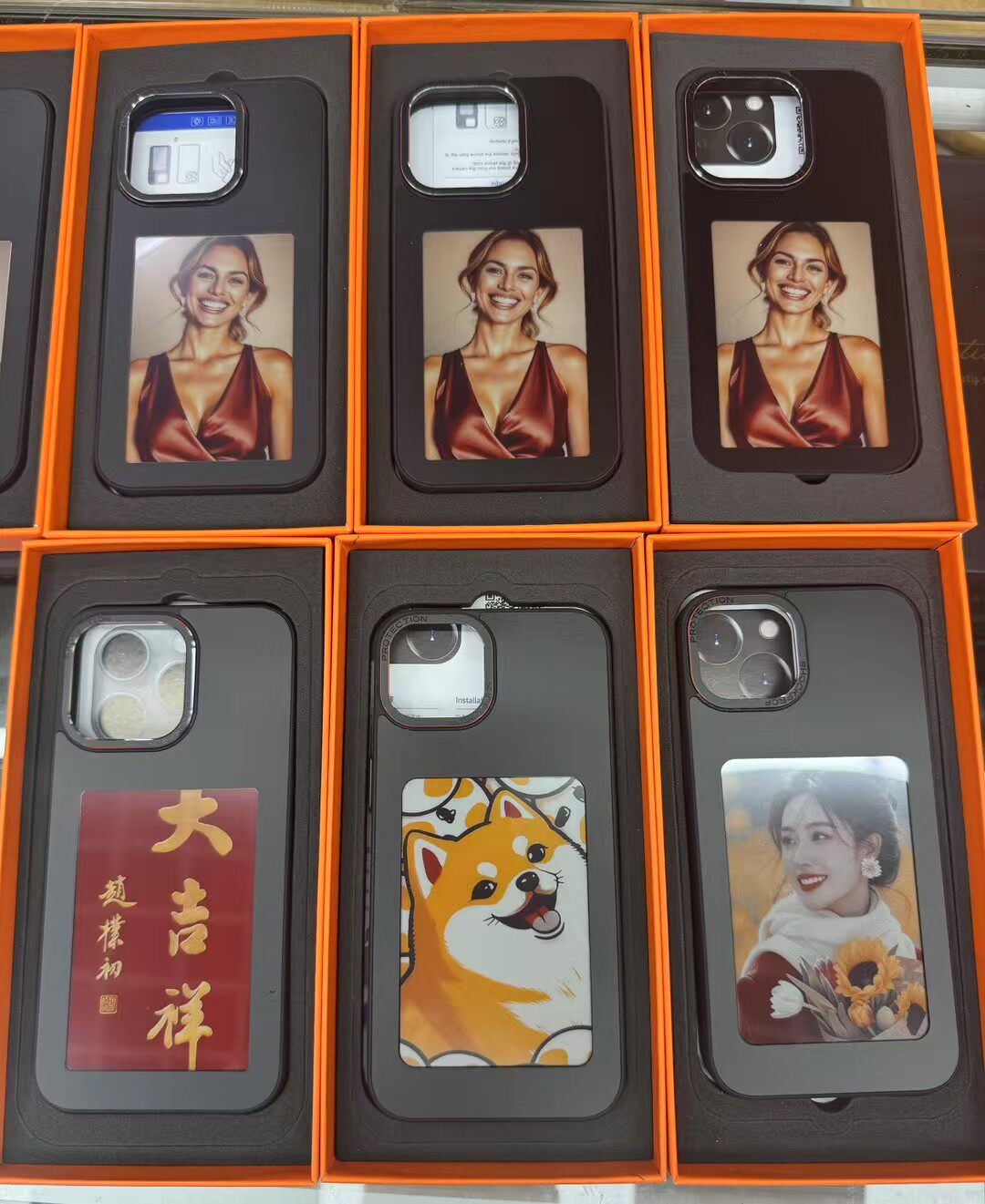 高清磁吸3.97寸大屏NFC墨水屏手机壳投屏智能四色墨水iPhone171615141312promax无需充电随意切换图片墨水屏
