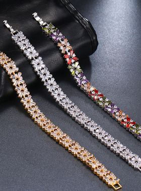 Emmaya复古高品质彩蓝之云手链