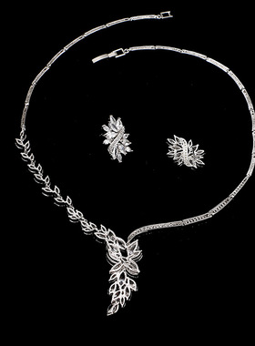 Emmaya女奢华锆石首饰套装