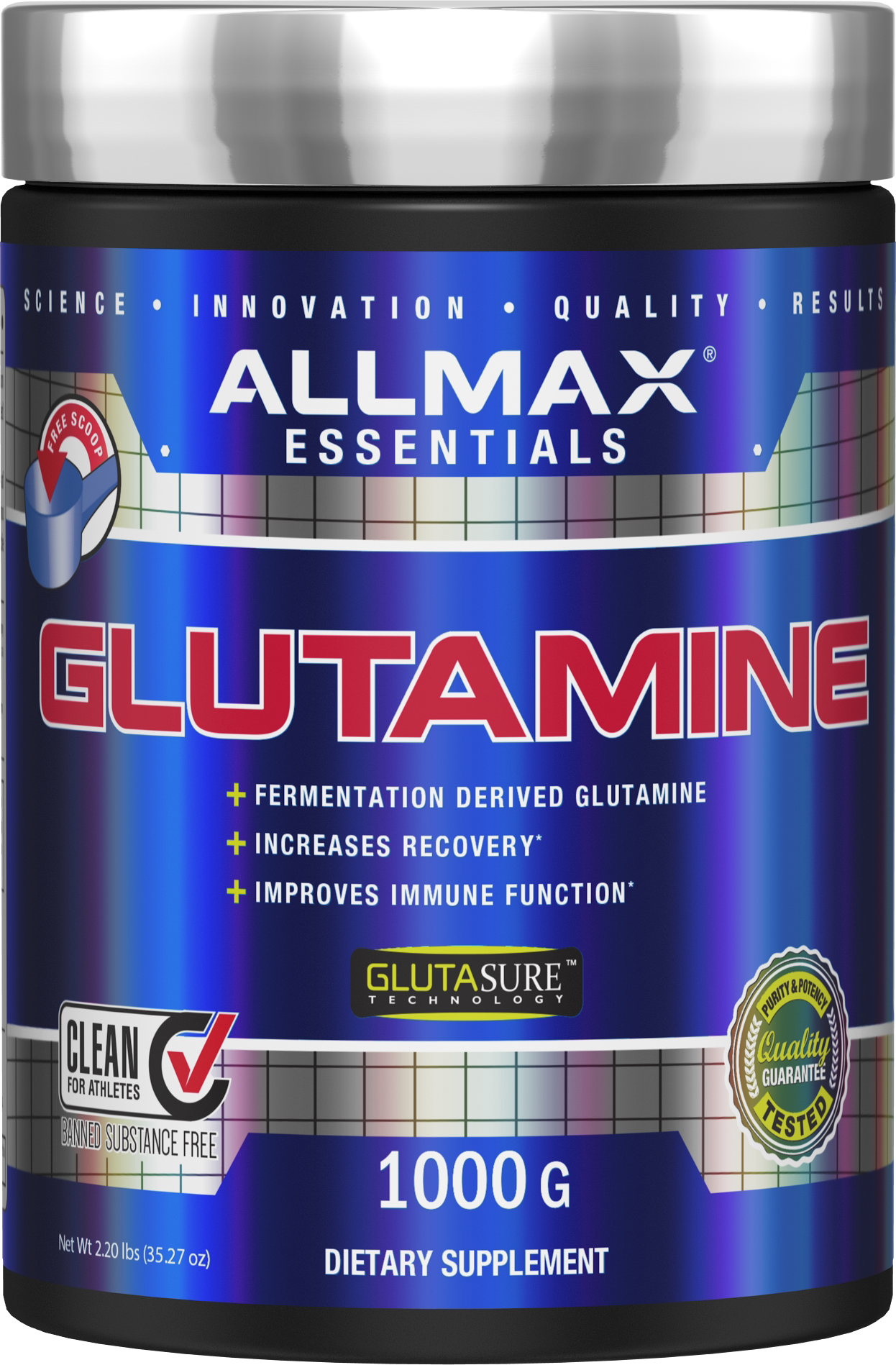 远子的补剂铺ALLMAX谷氨酰胺GLUTAMINE粉剂增肌粉健身粉1000g400g - 图3
