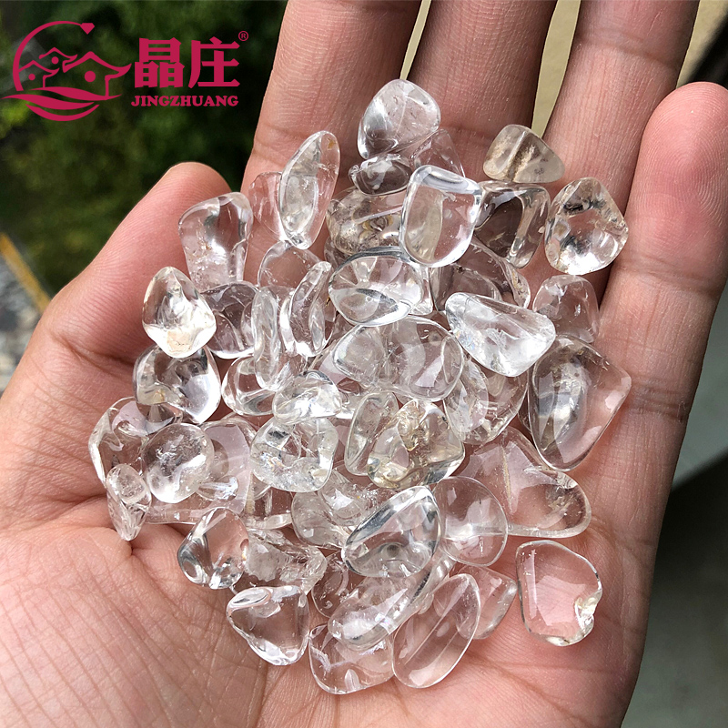 高品质天然白水晶消磁石水晶碎石手链灵摆净化石消磁碗供佛供曼扎 - 图1