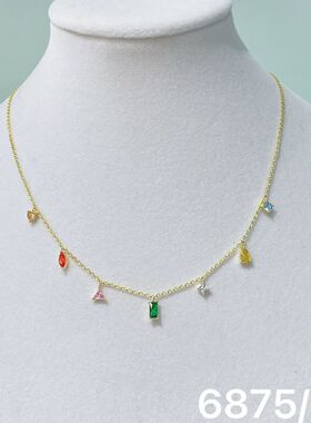 丽贝丽影铜质多层叠戴珍珠项链女法式复古小众设计感高级感颈链