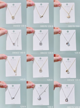 简悦银饰s925银猫眼石蝴蝶项链女款个性时尚甜酷高级气质锁骨颈链