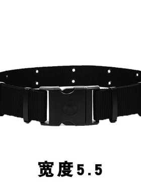 内腰带户外卡扣帆布编织黑色正品