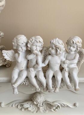 复古做旧花仙堂树脂装饰品欧式