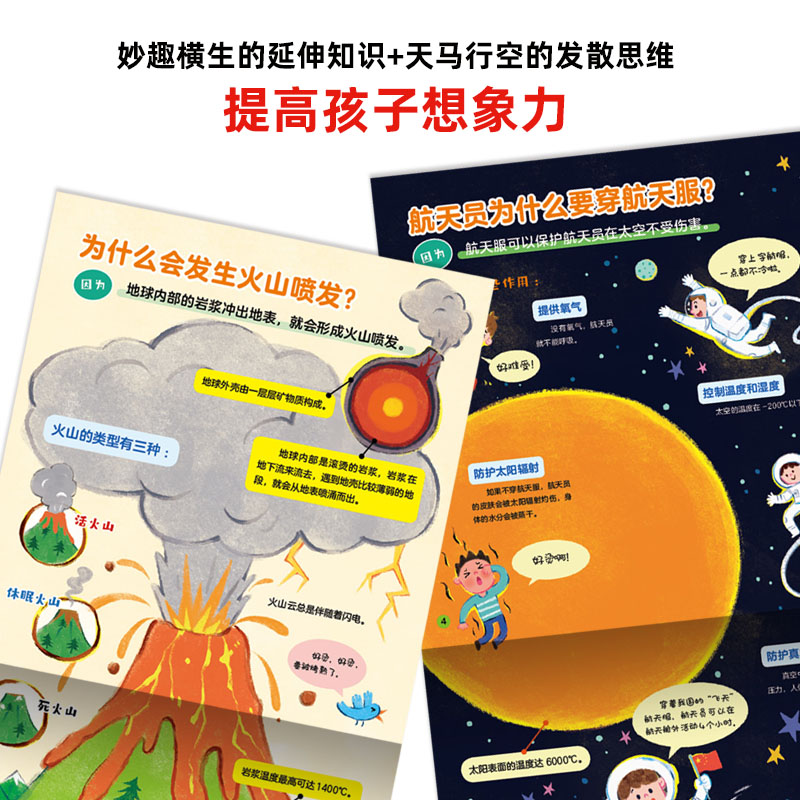 【点读版】我的100个小小问题全套4册3-4-5-6岁聪明宝宝左右脑开发思维训练书儿童十万个为什么启蒙认知小百科全书趣味问答绘本