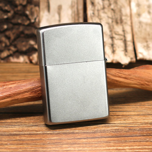 ZIPPO打火机正版磨砂四叶草zppo刻字定制zipoo原装正品煤油送男友 - 图0