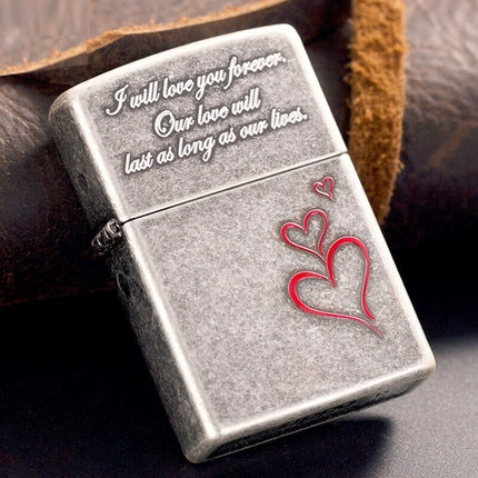 Борьба с более легкой Zippo искренний Гайин Хонсин Вечная любовь Zppo Подлинная встреча Дар День святого Валентина Мужчина Зупу