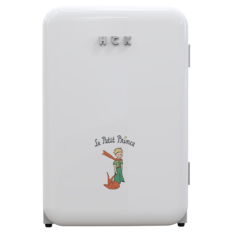 hck哈士奇复古冰箱网红单门电冰箱 哈士奇果子里复古冰箱