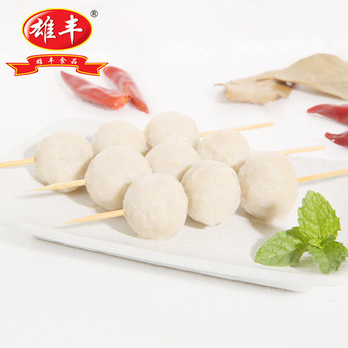 雄丰包心贡丸1斤/5斤肉丸火锅丸子关东煮火锅食材汤面食材可批发 - 图1