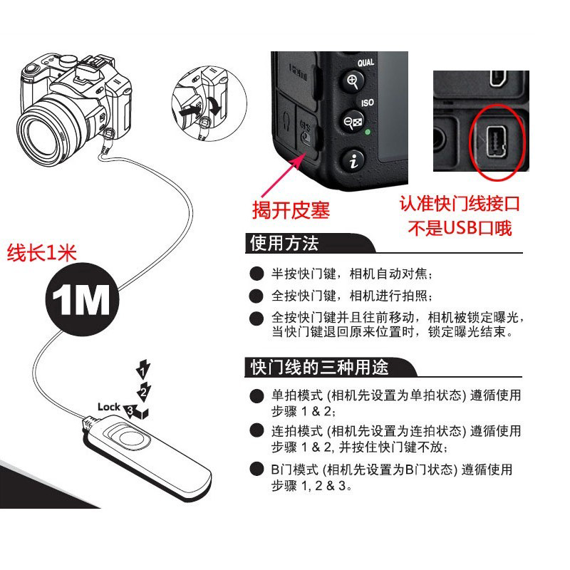 S1AM适用索尼相机快门线A900A850A700A580A560A550A35A33A77遥控-图2