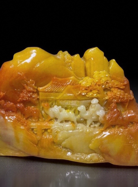 玉石原石福建寿山石雕芙蓉石摆件