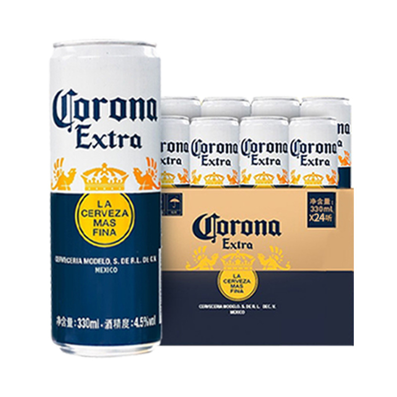CORONA科罗娜墨西哥风味啤酒330ml*24听装官方旗舰店_酒类
