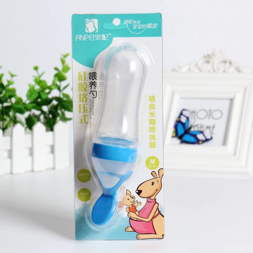 Детская силиконовая ложка для младенца, посуда для прикорма для кормления