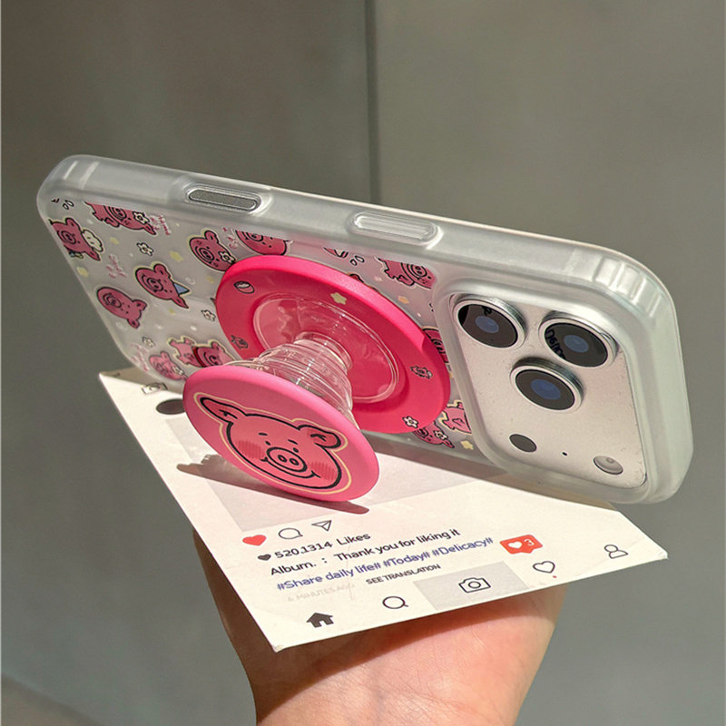 适用红米k80k70k60k50k40s手机壳note15/14/13/12/11T玛莎猪k30k20磁吸支架10/9/8/7磨砂壳turbo4卡通3保护套 - 图1