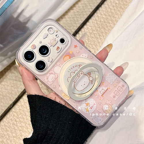 适用华为mate8070/60手机壳Pura80小熊p50p40折叠360旋转支架mt30pro网红超火z畅享20畅想10s时尚9plus高级8 - 图0