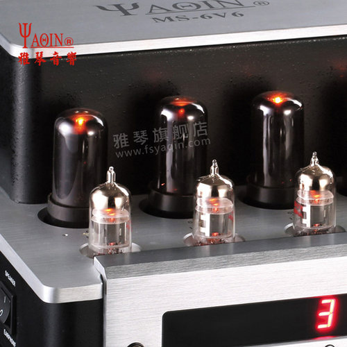 雅琴MS-6V6胆机6P6P电子管功放发烧HiFi高保真功率放大器家用音响 - 图2