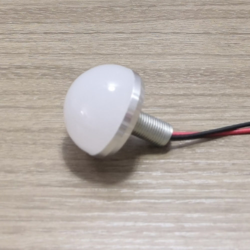 LED灯具配件球泡灯外壳半球灯罩光源 铝底座化妆镜前灯泡外壳套件 - 图1