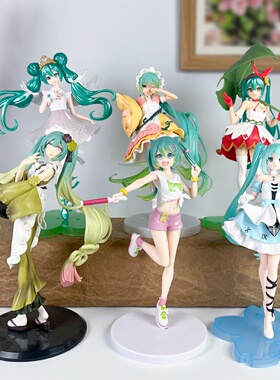 初音未来手办收纳摆件学生用
