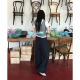 Eihey eh hey spliced waist high waist tie design versatile striped dark pattern drape suit pants casual pants