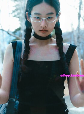 eihey诶嘿26夏季日系复古少女感机能风星星装饰小围巾百搭细围巾