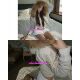 Eihey American retro hot diamond fur collar plus velvet hooded sweatshirt jacket for women winter loose cotton jacket