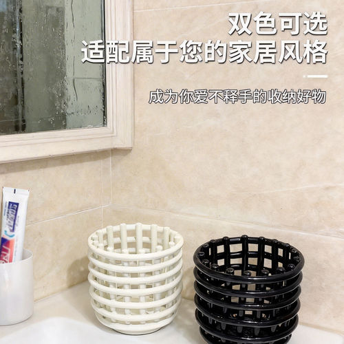 废弃洗脸巾收纳盒二次利用洗手洗漱台卫生间梳子置物架绵柔放置盒 - 图3
