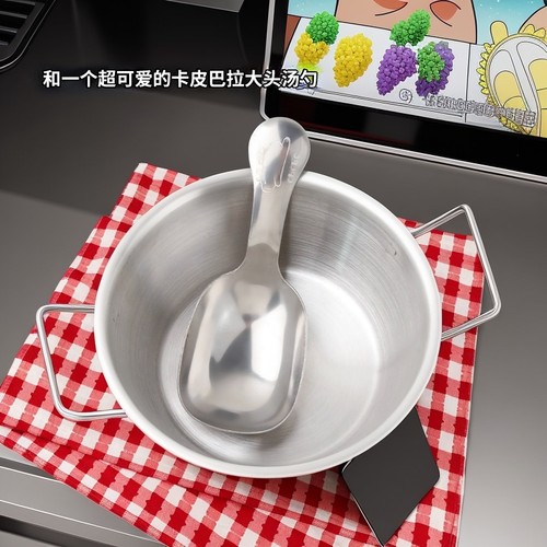 韩式不锈钢双耳小吃碗米酒碗沙拉碗火锅酱料碗薯条水果篮油炸小碗 - 图3