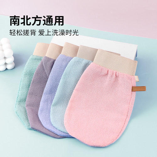 粗砂搓澡巾搓泥粗砂手套家用洗澡搓背女士男士适配搓澡好物 - 图0