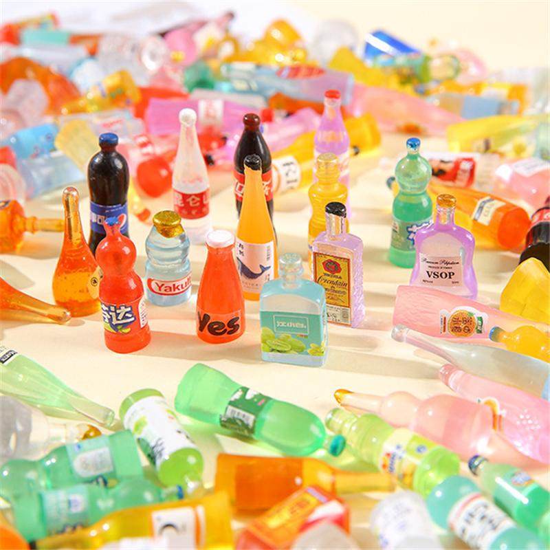 幼儿园儿童玩具仿真食玩超市饮料网红迷你小酒瓶微缩摆件学生奖品