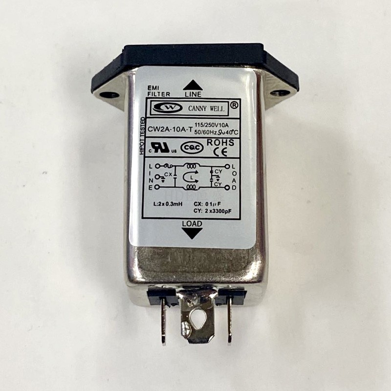 热销EMI单相220V交流电源滤波器CW2A-6A-T带保险丝10A插座式 - 图2