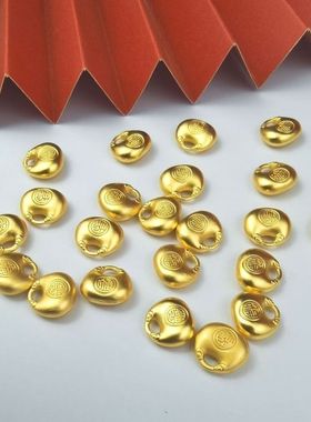 精品沙金小胖福吊坠久不