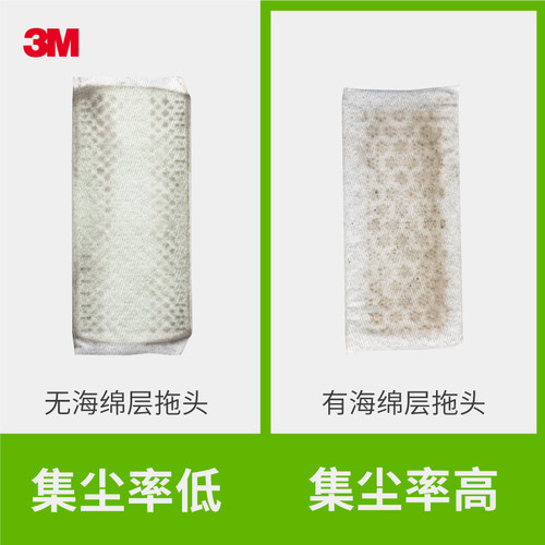 正品3M思高静电除尘拖把家用平板一次性干巾湿巾懒人地板拖免手洗 - 图2