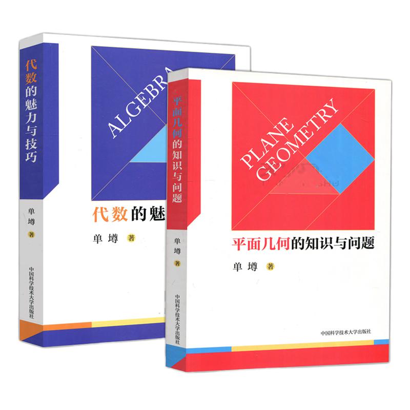 现货包邮】中科大 初中数学代数的魅力与技巧+平面几何的知识与问题 单墫 初中数学解题规律方法与技巧789年级中考数学刷题辅导 - 图3