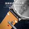 Whiskey genuine leather watch strap with oil wax is soft, comfortable and skin-friendly