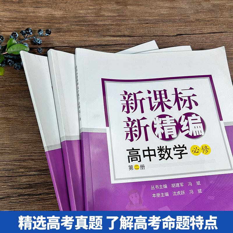 新课标新精编 高中数学必修第二册 共3册 高三二一数学教材同步练习题必刷题重点课本课堂知识讲解课前预习高考复习文理科教辅书籍 - 图1