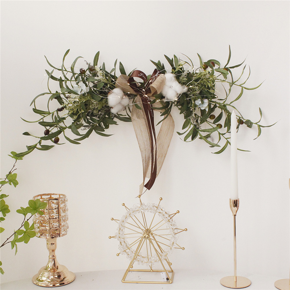 仿真橄榄枝软装绿植客厅餐厅壁饰墙饰挂饰餐桌花会议桌花生日布置,淘宝优惠券,粉丝福利购,淘宝优惠卷