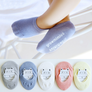 春夏男女童纯棉隐形船袜