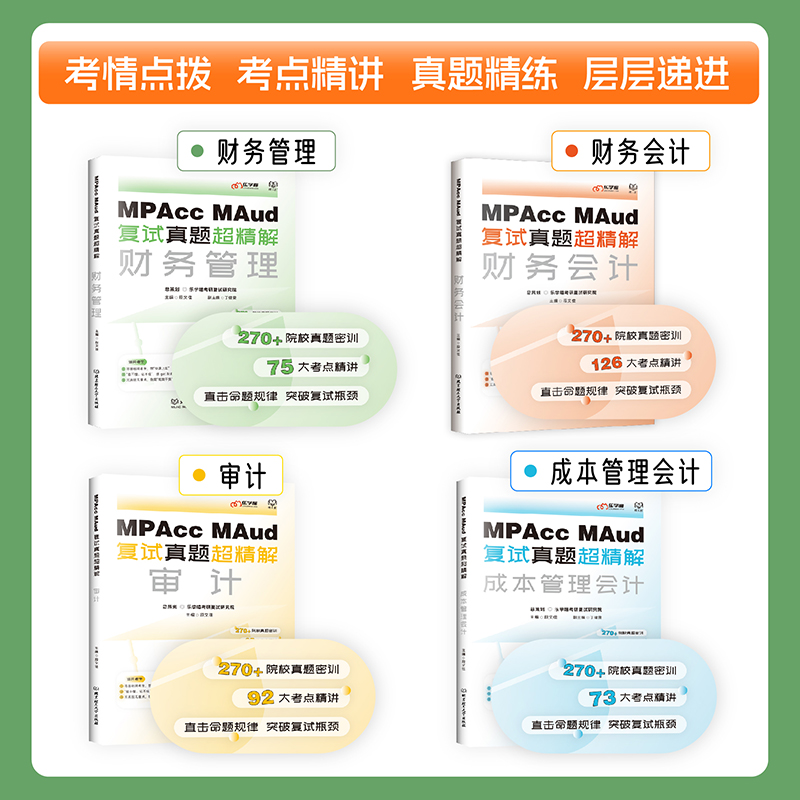 2024考研Mpacc MAud复试真题超精读财务管理+财务会计+成本管理会计+审计复试资料199管理类联396高分指南会计专硕面试教材面试书-图0