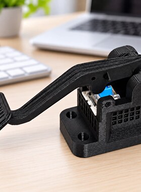 3D打印解压玩具汽车脚踏模拟器模型摆件办公桌面创意小礼物按压