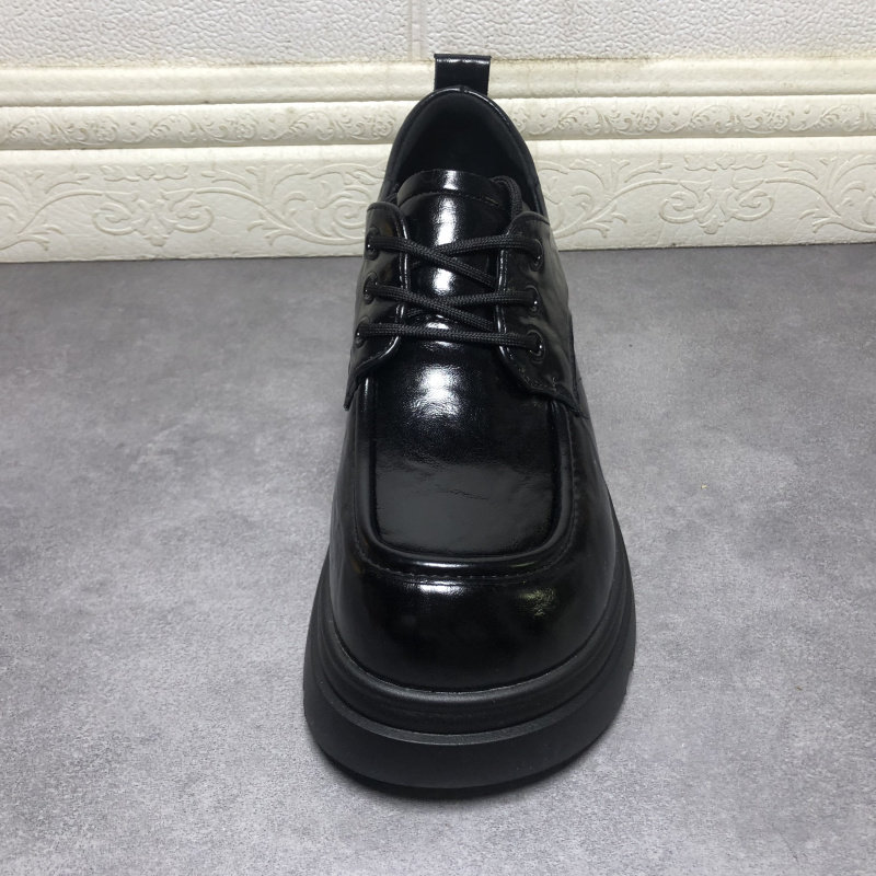 撤柜断码处理女鞋2026春季新款时尚英伦风圆头系带厚底深口女单鞋,淘宝优惠券,粉丝福利购,淘宝优惠卷